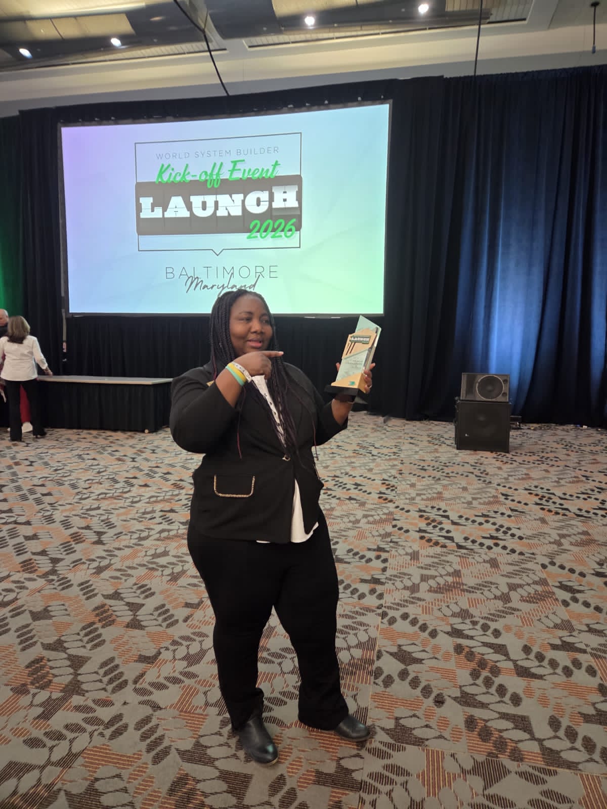 Team member at Kick-off Launch event in Baltimore